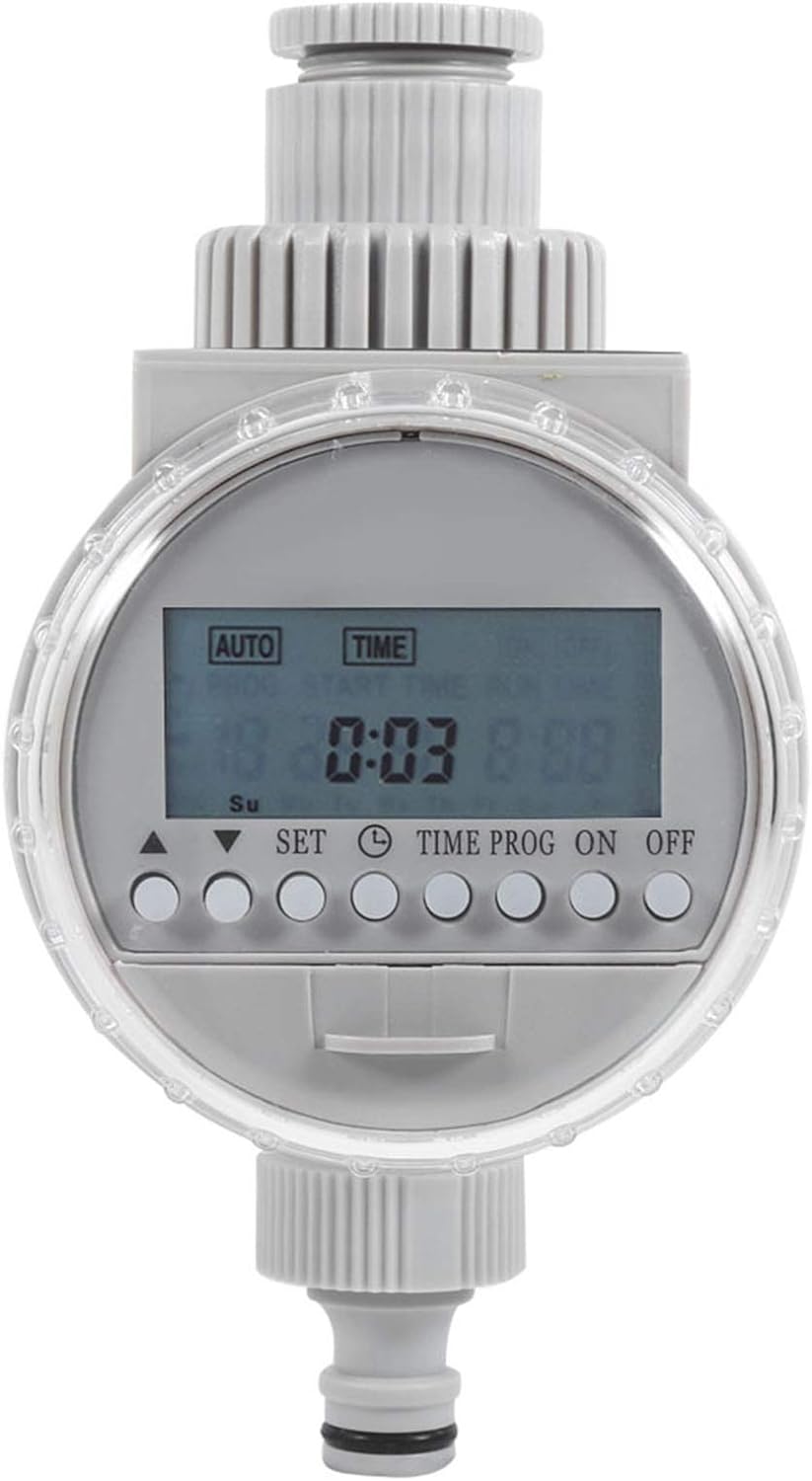 Sprinkler Timer,Solar Power Outdoor Garden Hose Faucet Timers,Programmable Water Timer for Garden Hose Automatic Watering System