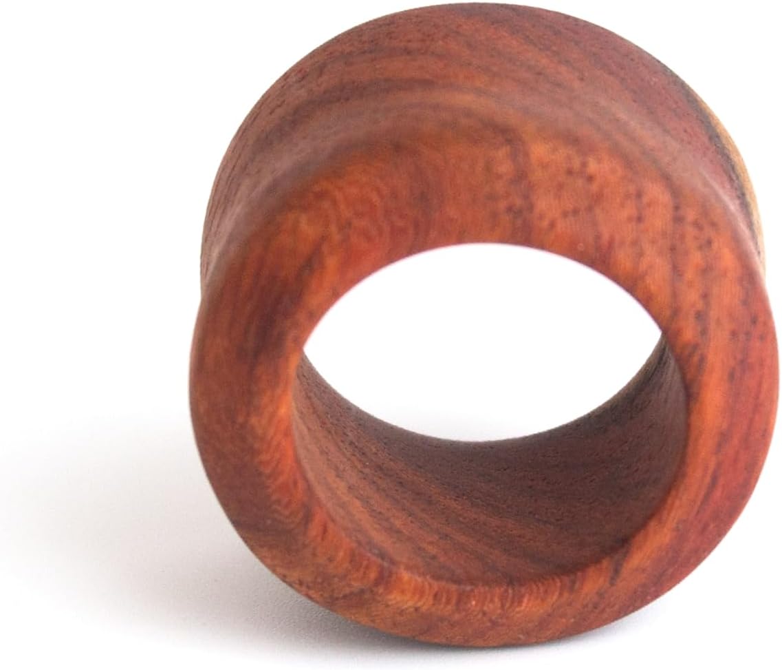 Vermil Archery Thumb Ring - Manchu Exotic Wood - Protective Gear for Thumb Draw in Traditional Archery