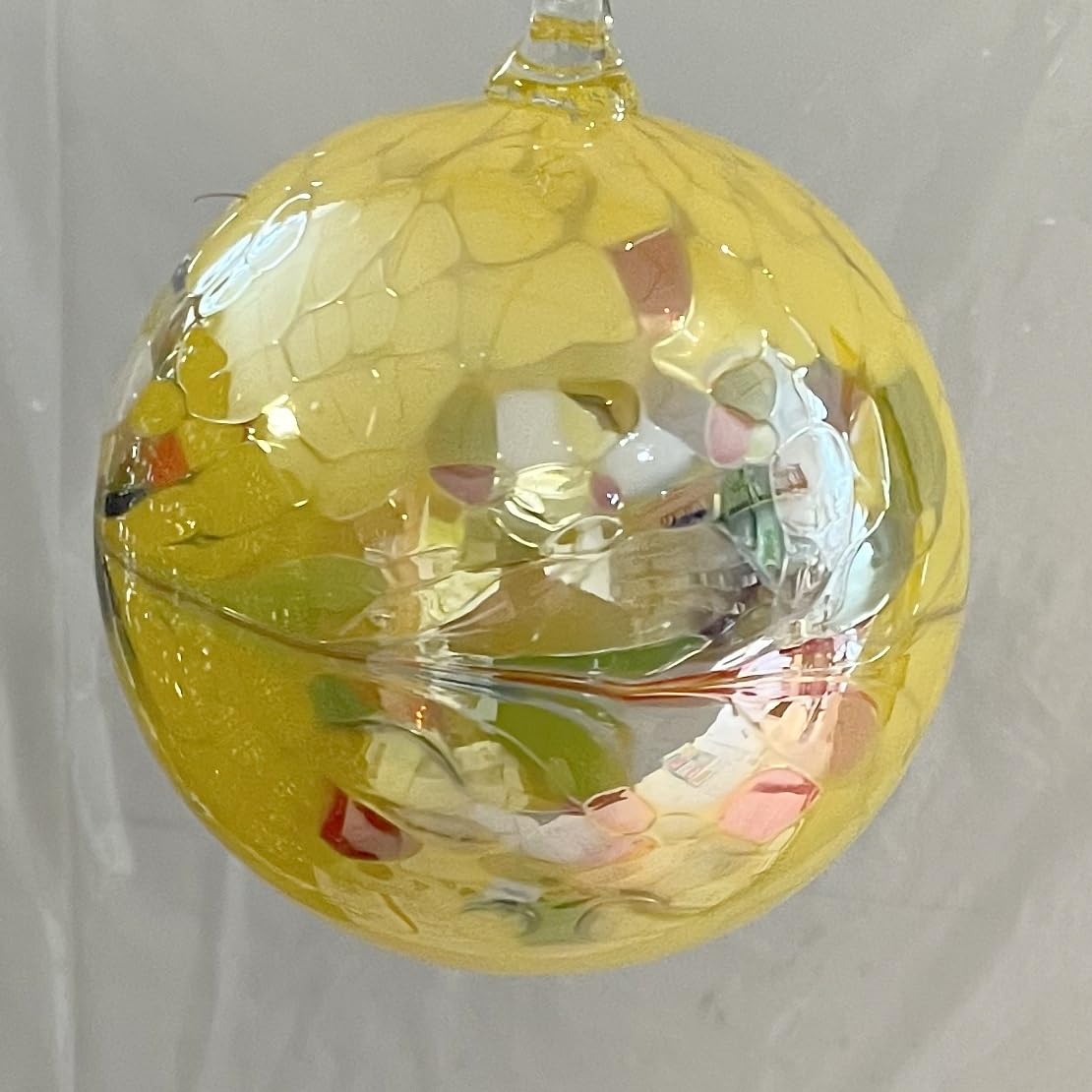 Sfera Decorativa In Vetro Soffiato - Diametro 20 Cm, Da Appendere, Design Oberstdorfer Glashütte - Foto 2