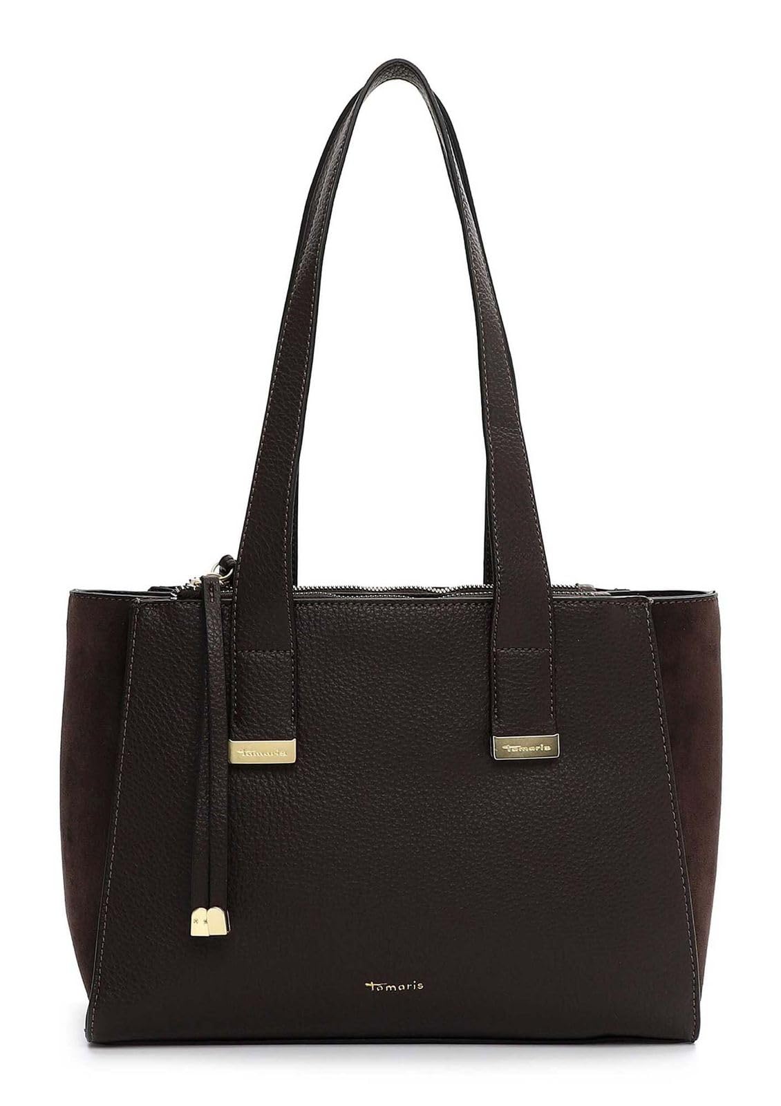 Tamaris bolso shopper bolso de hombro Galina SC Shopper Brown marrón oscuro