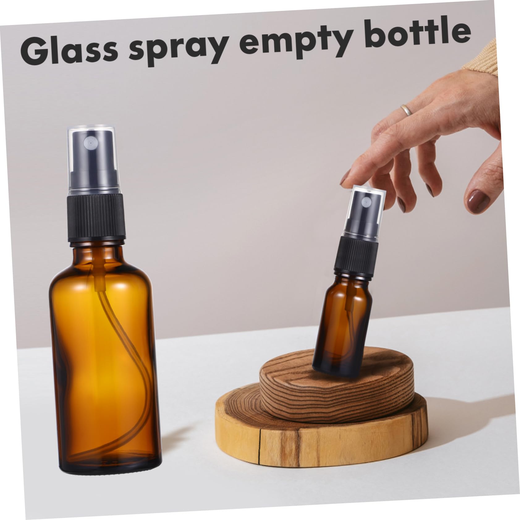 VALICLUD 10pezzi Spray in Vetro Riutilizzabili Piccoli Spray Vuoti Per Essenziali e Cosmetici