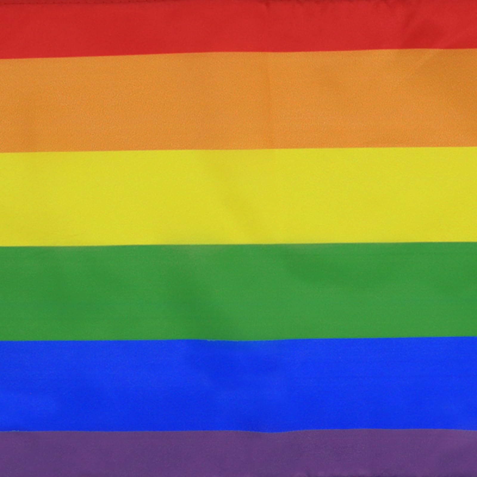 Bandiera Arcobaleno Pace 45x30 Cm - Bandierina In Poliestere Con Cordicelle, Per Interni Ed Esterni - Foto 2