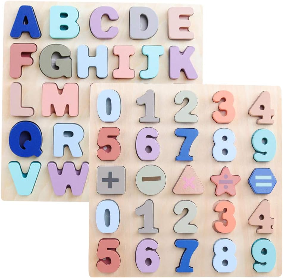 Wooden Puzzles Large Alphabet ABC