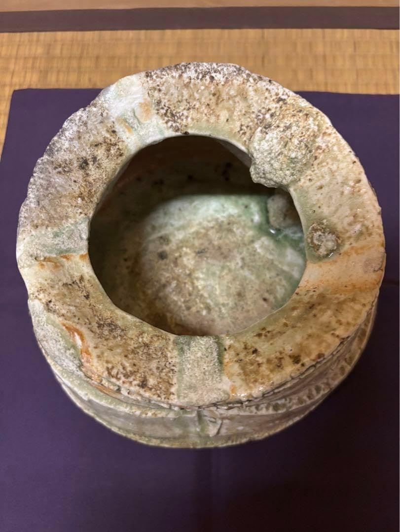 寺垣外窯 杉本貞 伊賀焼 水指 茶道具 寺垣外窯 杉本貞 伊賀