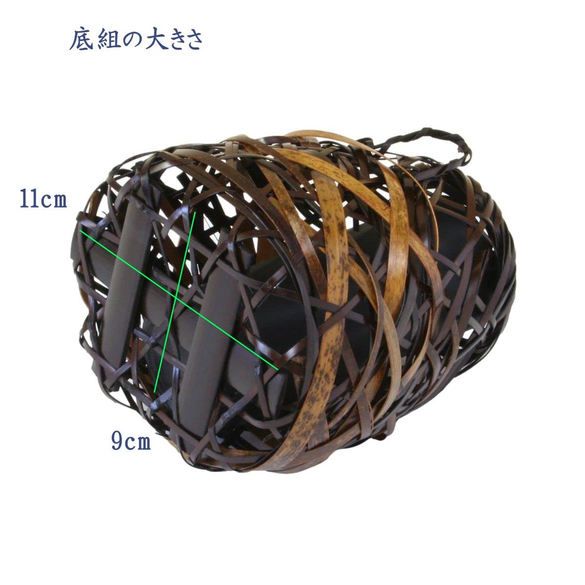 Amazon.co.jp: 竹 花籠 「しらさぎ 掛花籠 箱無し 」15-016 国産