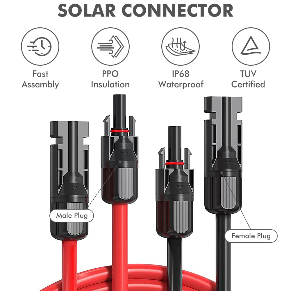 Solar Panel Extending Rod Solar Powered Extension Cord The KickAss Solar Panel PV To Anderson