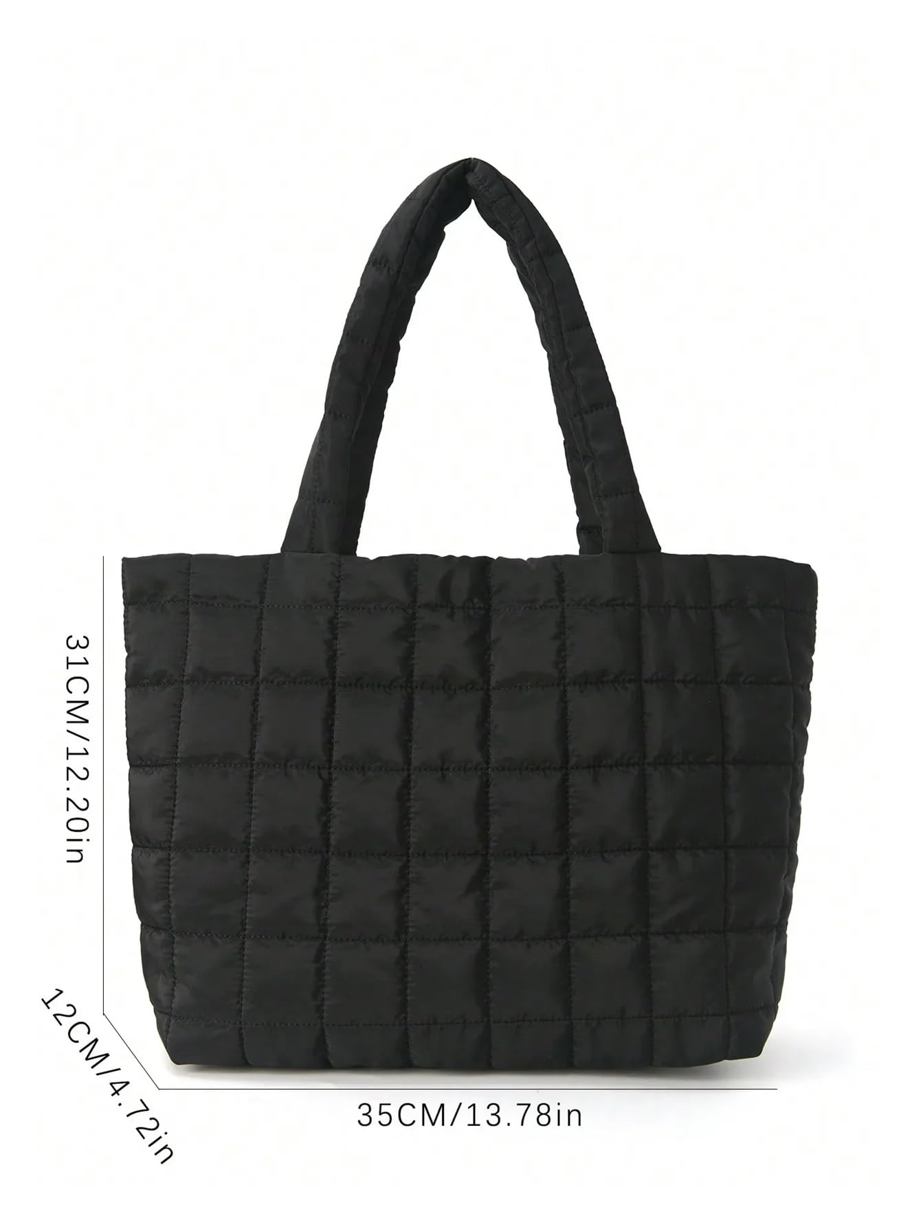 Bolso Grande Mujer Bolso de mano acolchado multifuncional gran capacidad for invierno, adecuado para