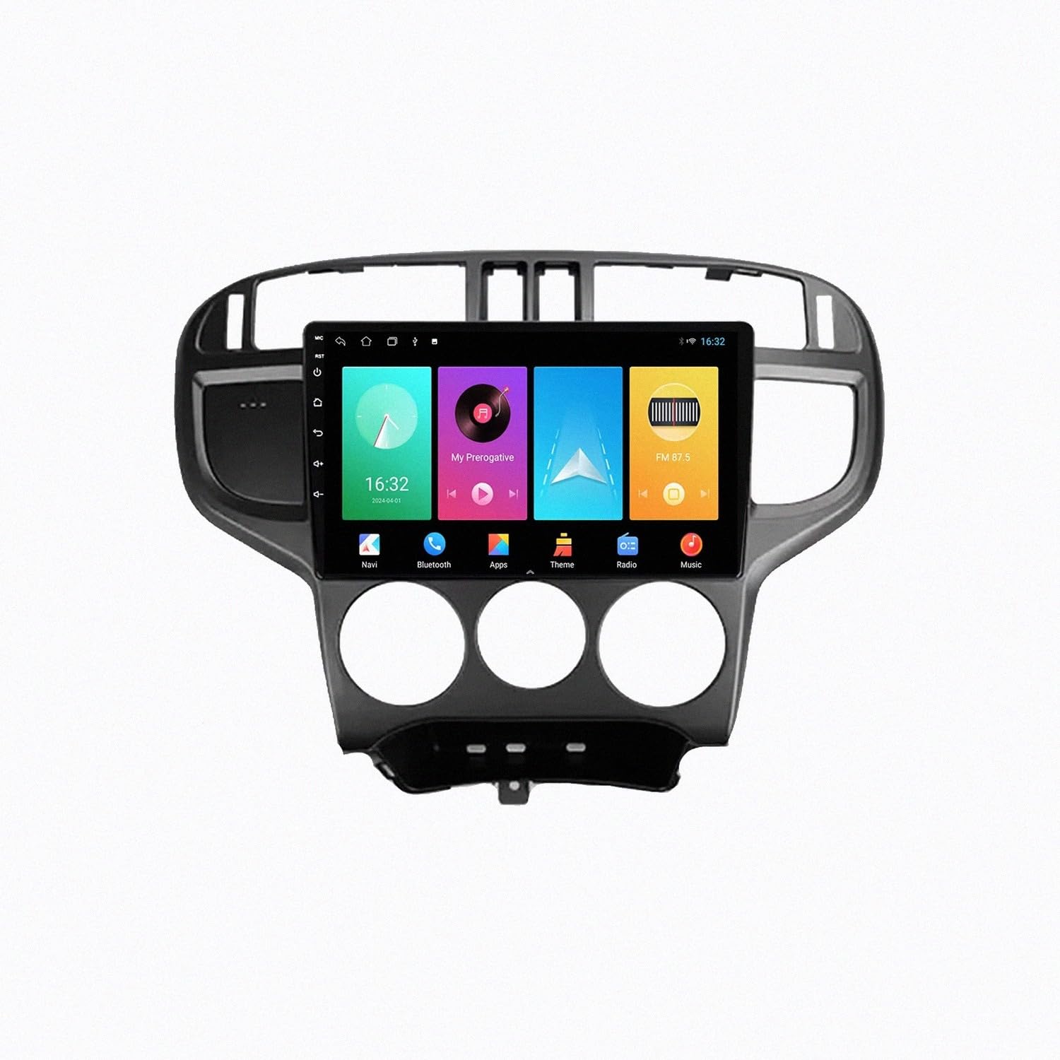 Radio Coche 2 DIN para Hyundai Matrix de 2001 a 2010 con Android Auto y GPS 8