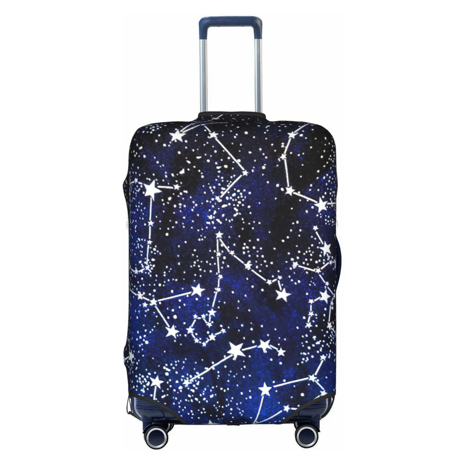 Housse de bagage phosphorescente blanche taille M contre rayures et pertes - 8