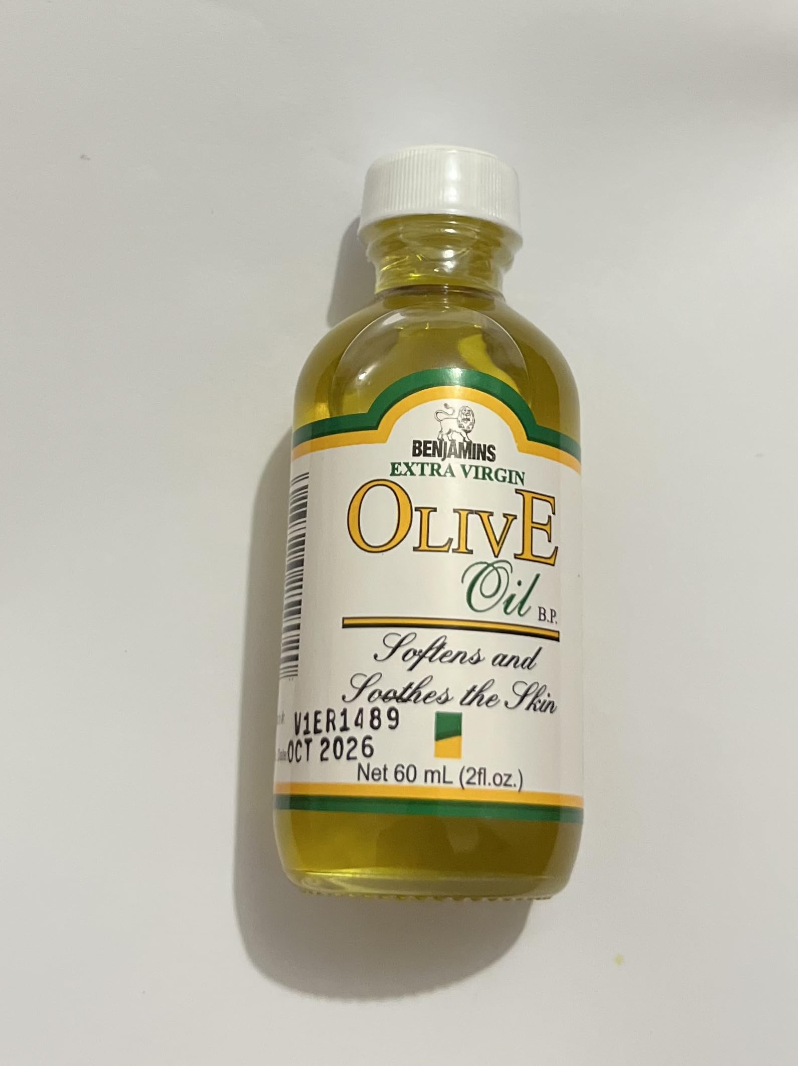 Benjamin's Extra Virgin Olive Oil 2 Ounce (Pack of 2) : Amazon.sg