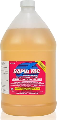 Líquido de Aplicación para Envolturas de Vinilo, Calcomanías y Pegatinas – 128 oz (1 Galón)