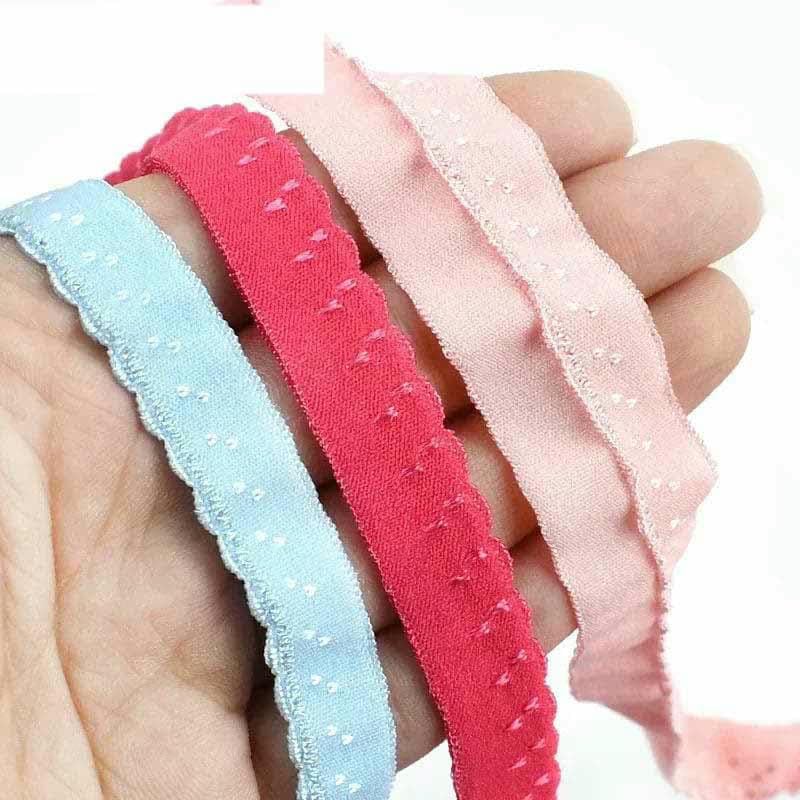 Elastyczna taśma nylonowa, Nylon Sewing Elastic Band Multicolor 11mm Width 10 To 50 Meters(Orange 11mm,50Meters)