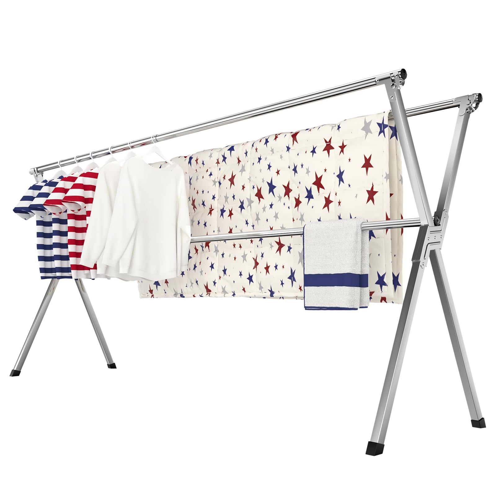 SOLVESTIS Extendable Stainless Steel Drying Rack