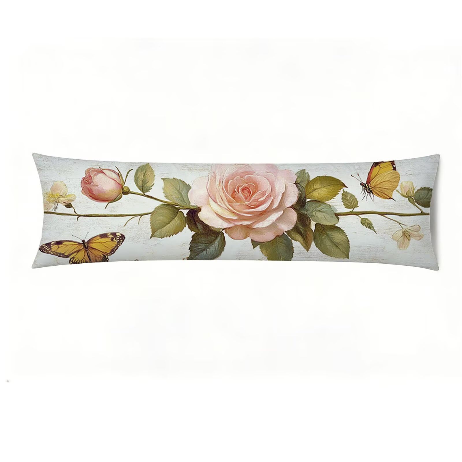 Housses de coussin 40 x 120 cm papillon pour embellir votre lit en toutes saisons E0-380