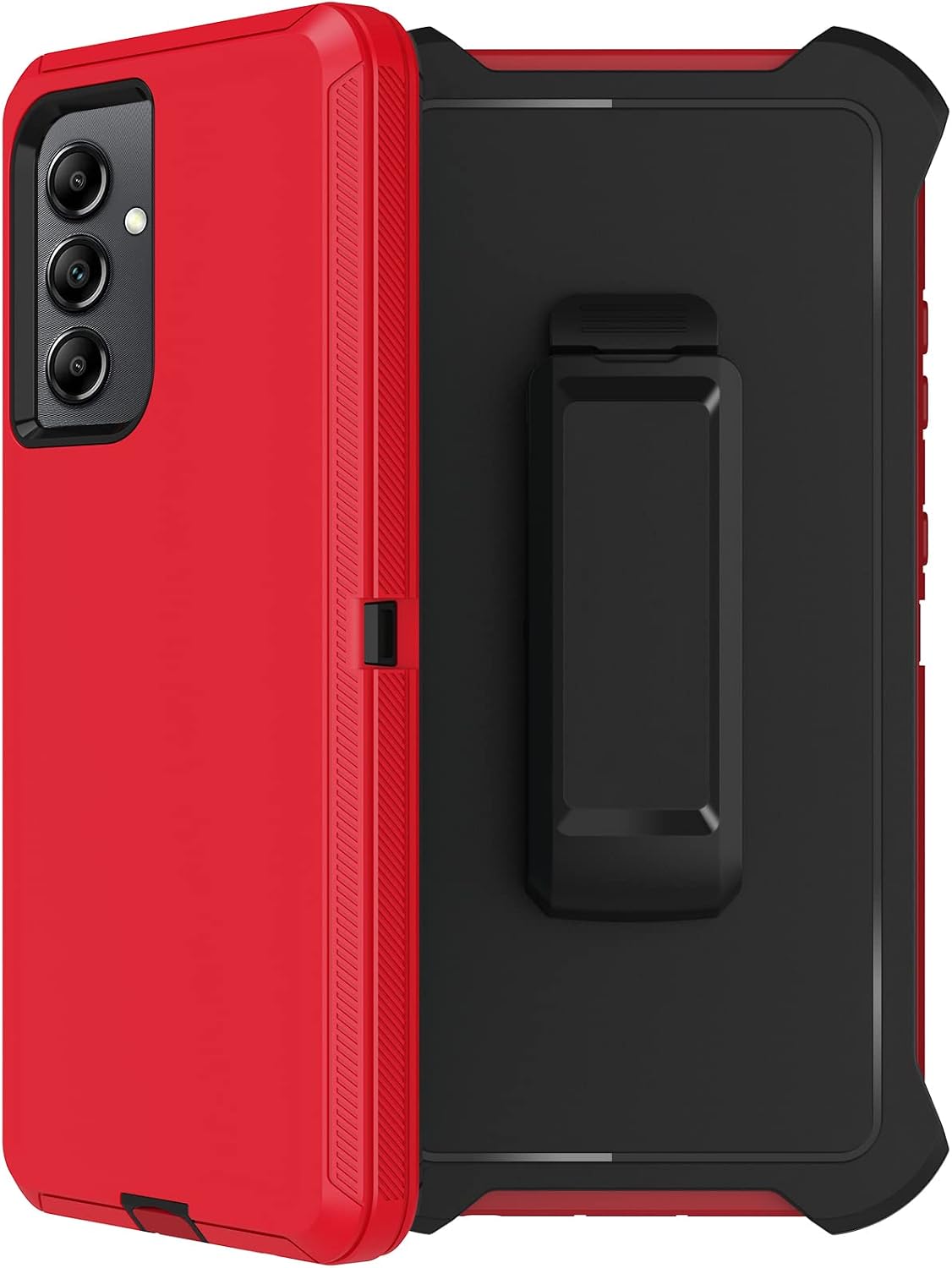 for Samsung Galaxy A54 5G Case with Belt Clip Holster, 2X Screen Protector, Heavy Duty Military Grade Full Body Shockproof Rugged Protective Cover for Samsung Galaxy A54 Black/Blue