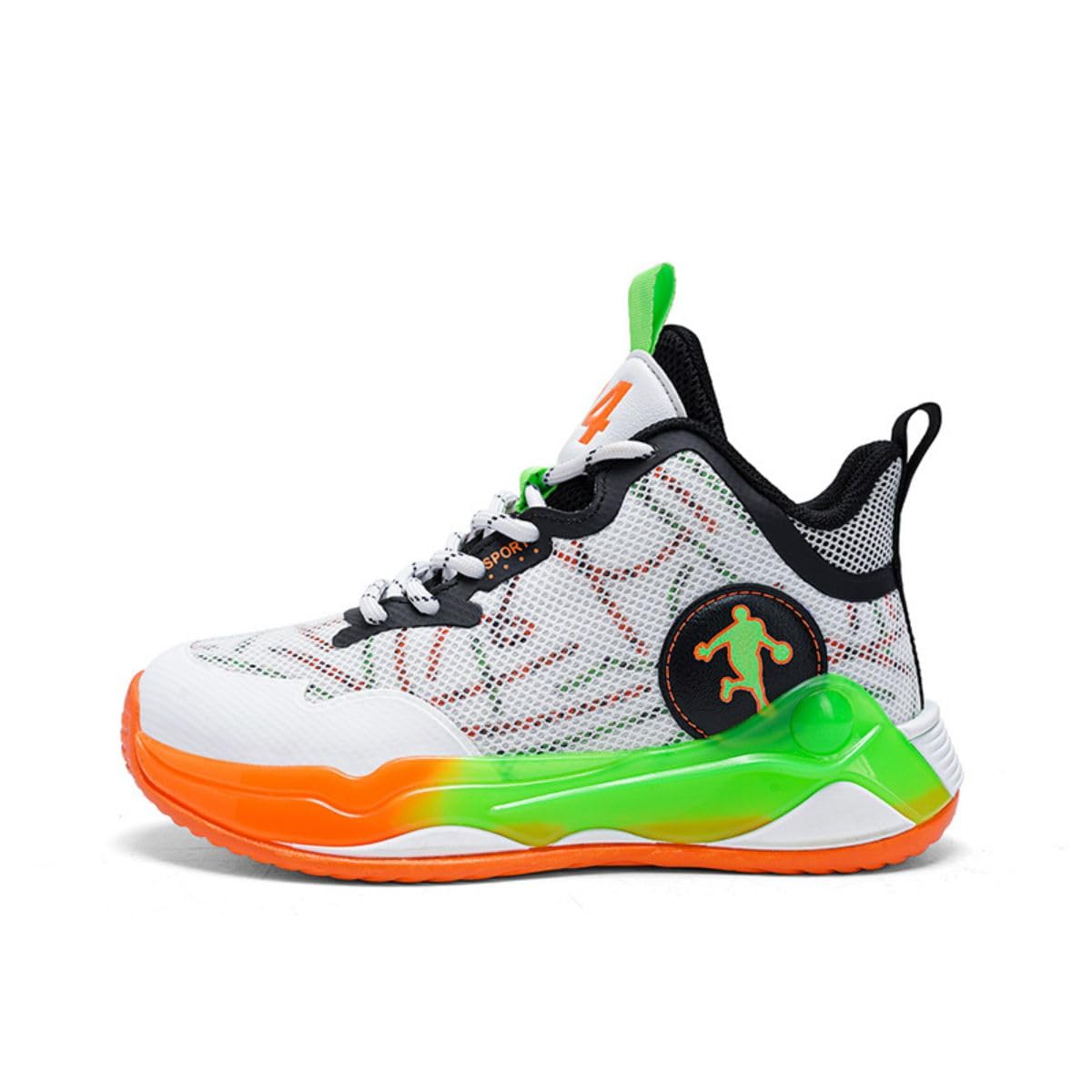 Chaussures de Basket-Ball pour Garçons et Filles - Chaussures de Sport et de Course à Pied