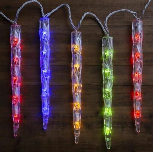 Miniatura 2 de GE 89453LO Color Choice - Luces de carámbanos de Navidad con 20 unidades que cambian de color multifunción que cambian de color