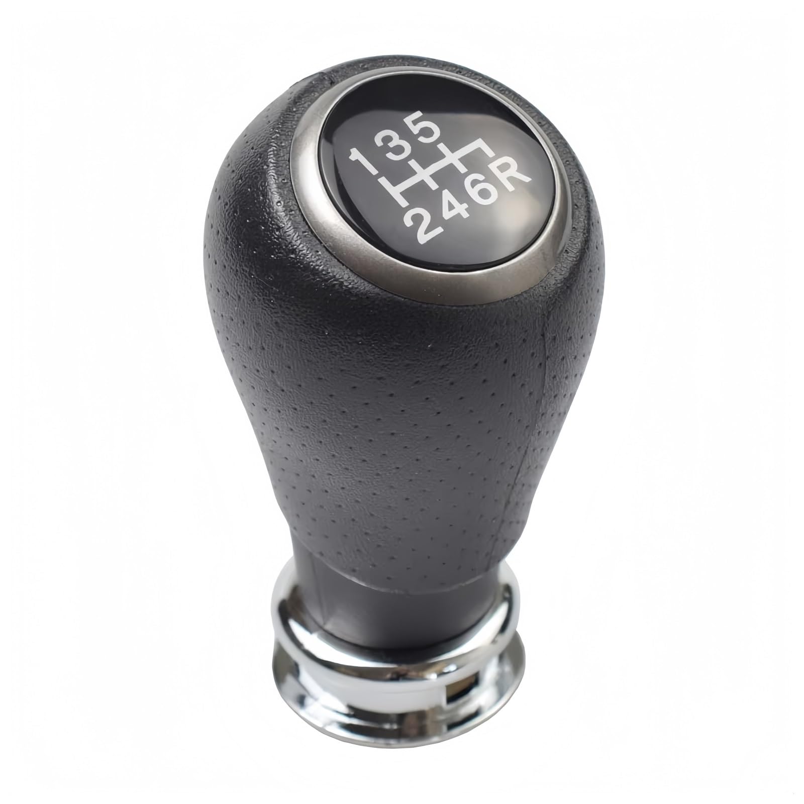 Polvane 6R Speed Gear Shift Lever Knob 6 For Speed Gear Shift Knob Shifter Lever Stick For Honda For Crv For Cr-V Mk3 2006-2012(6R Speed)