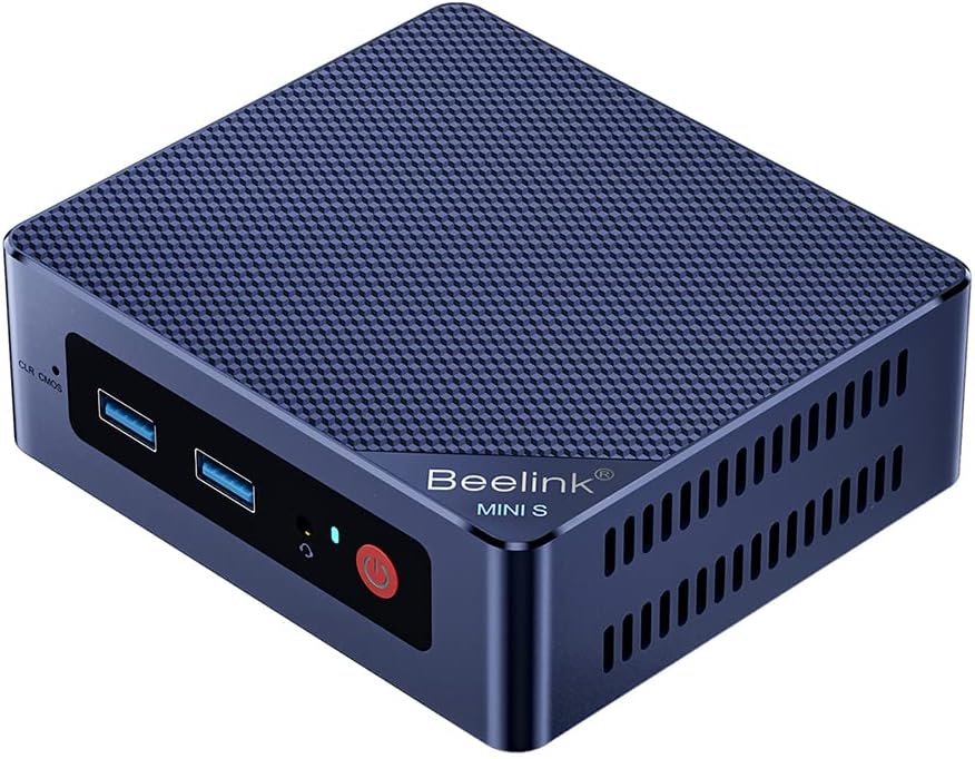 Beelink MINI S12 Mini PC, Intel 12th Gen N95 12G LPDDR5+480G SSD W11 Home