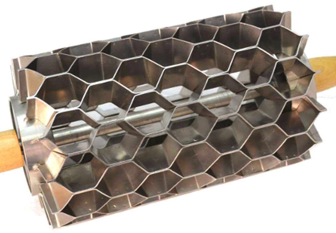 Acero inoxidable hexagonal cortador, 98 Cortes, Para Agujeros, galletas, Navidad, etc.