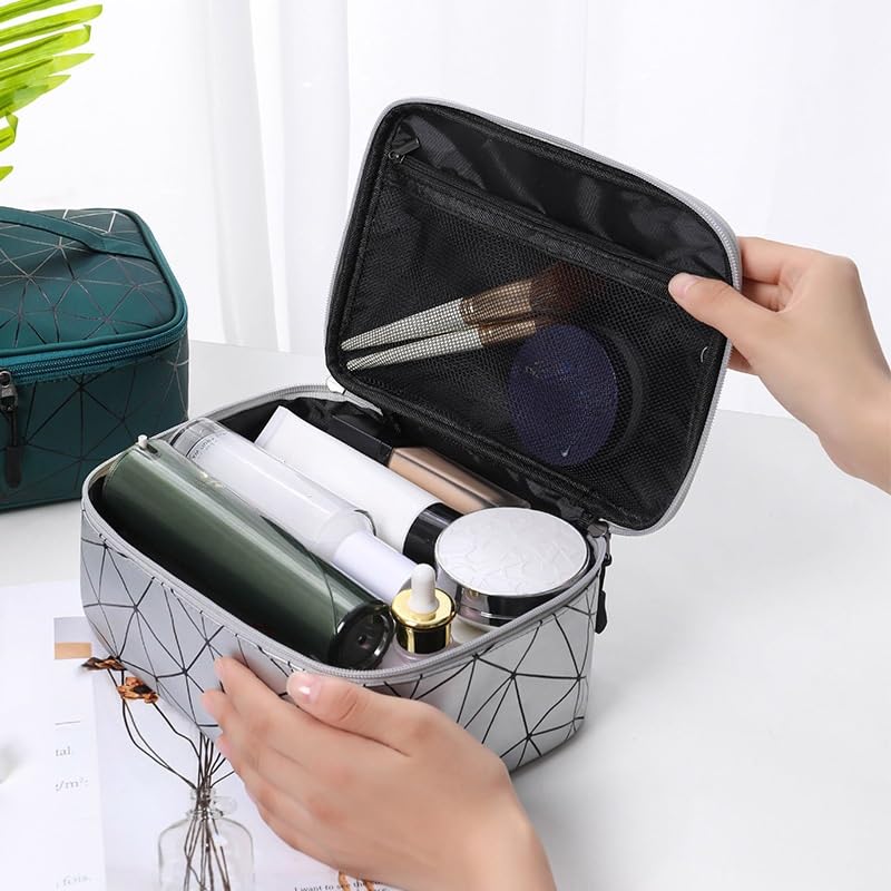 Borsa da Toilette da Donna, Portatile, di Alta qualità, con Indice di Bellezza Elevato, Borsa cosmetica di Grande capacità, Ideale per Viaggi, per Il Trucco e per riporre Oggetti i