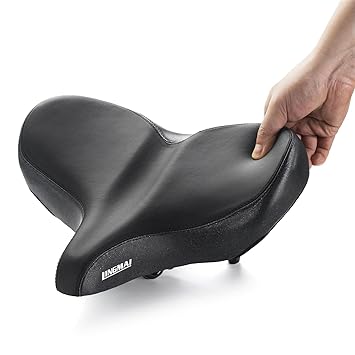myaddiction Bike Seat 27X34.5Cm Foam Padded Spin Cruiser Bicycle Saddle Spinning Spring Sporting Goods | Cycling | Bicycle Components & Parts | Saddles, Seats