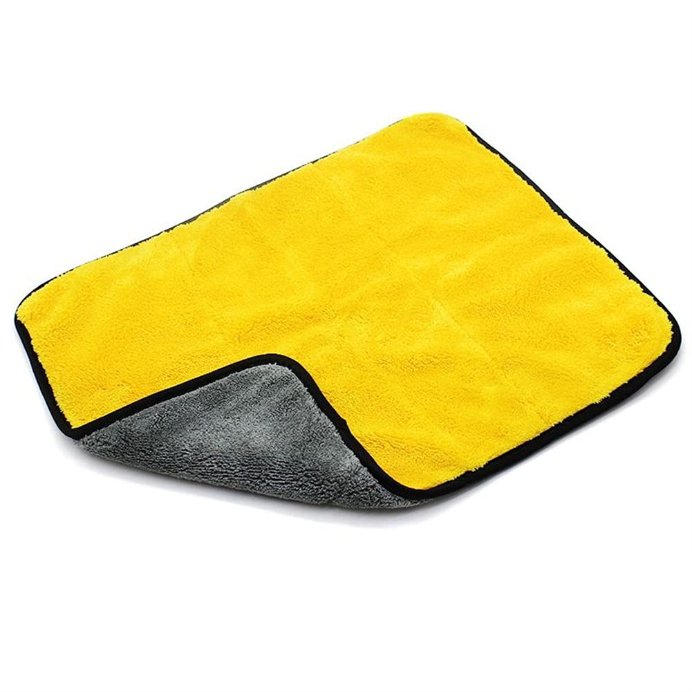 Panno per la pulizia in microfibra Microfibra Auto Car Cleaning Asciugatura Panni Asciugamani per autolavaggio Straccio Detailing Asciugamano per auto Super assorbente Assorbe Cera Lucidatura (Color