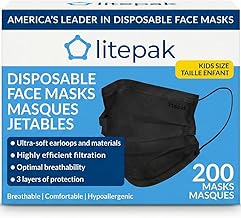 200pcs Kids Disposable Face Masks