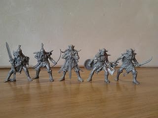 Viking Warriors 54 mm 1/32 - 5 Fantasy Sci-Fi Tehnolog Russian Toy Soldiers DND Action miniatures