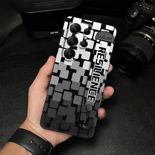 Phone Case Compatible with Doogee Note56X/Note56X Pro, Soft case Anti-dust Wristband Geometry Shockproof Wrist Strap Personality