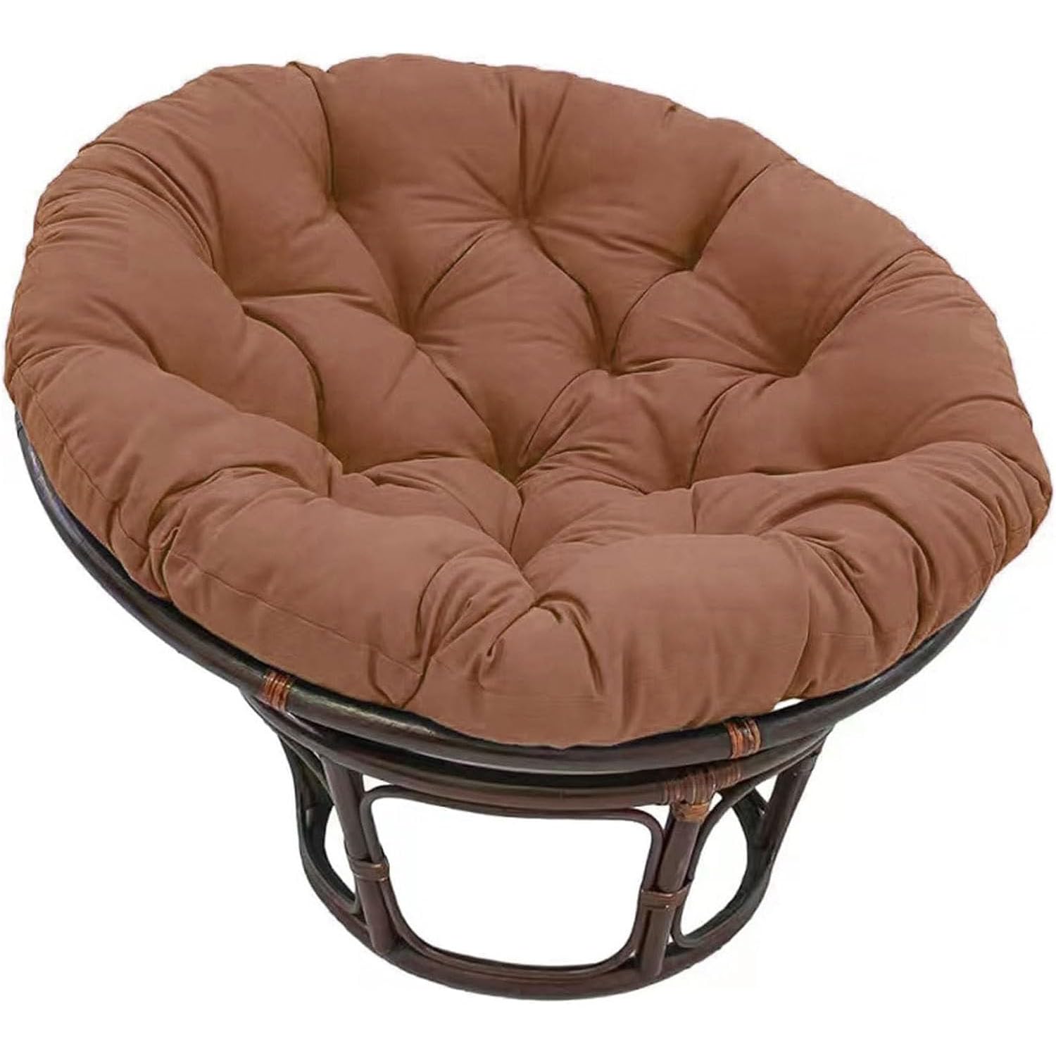 IQOAIJ Seat Cushion Thick Leisure Hanging Basket Chair Cushion Round Patio Seat Cushion for Indoor Outdoor Swing Chair Office Rocking Chair,08,90X90cm