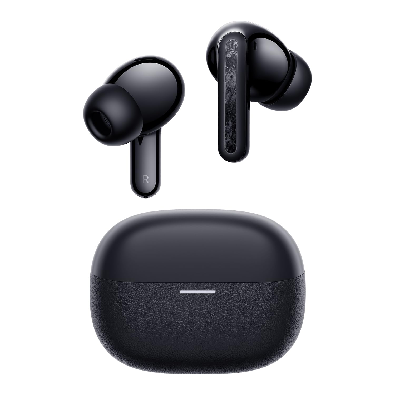 XIAOMI Redmi Buds 5 Pro – Wireless Bluetooth Headphone in-ear, Custom coaxial dual driver,Hi-Res Audio, LDAC, 55dB Active Noise Cancelling, Up to 10h+38h Battery Life, IP54 – Midnight Black