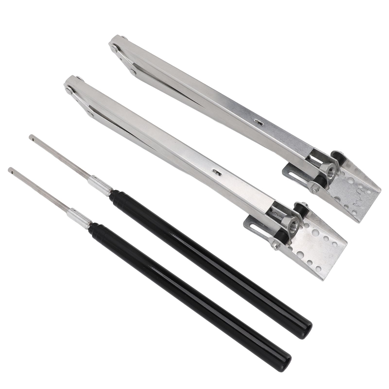 2PCS Solar Automatic Greenhouse Vent Opener Aluminum Alloy Window Opener with 15lb/7kg Capacity Easy Install for Roof Vents Farm Greenhouses (No Battery Needed)