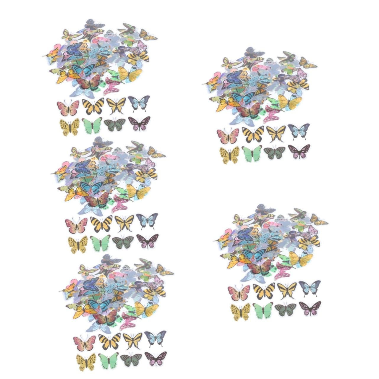 Stickers de bricolage et autocollants colorés SEWACC pour décoration intérieure