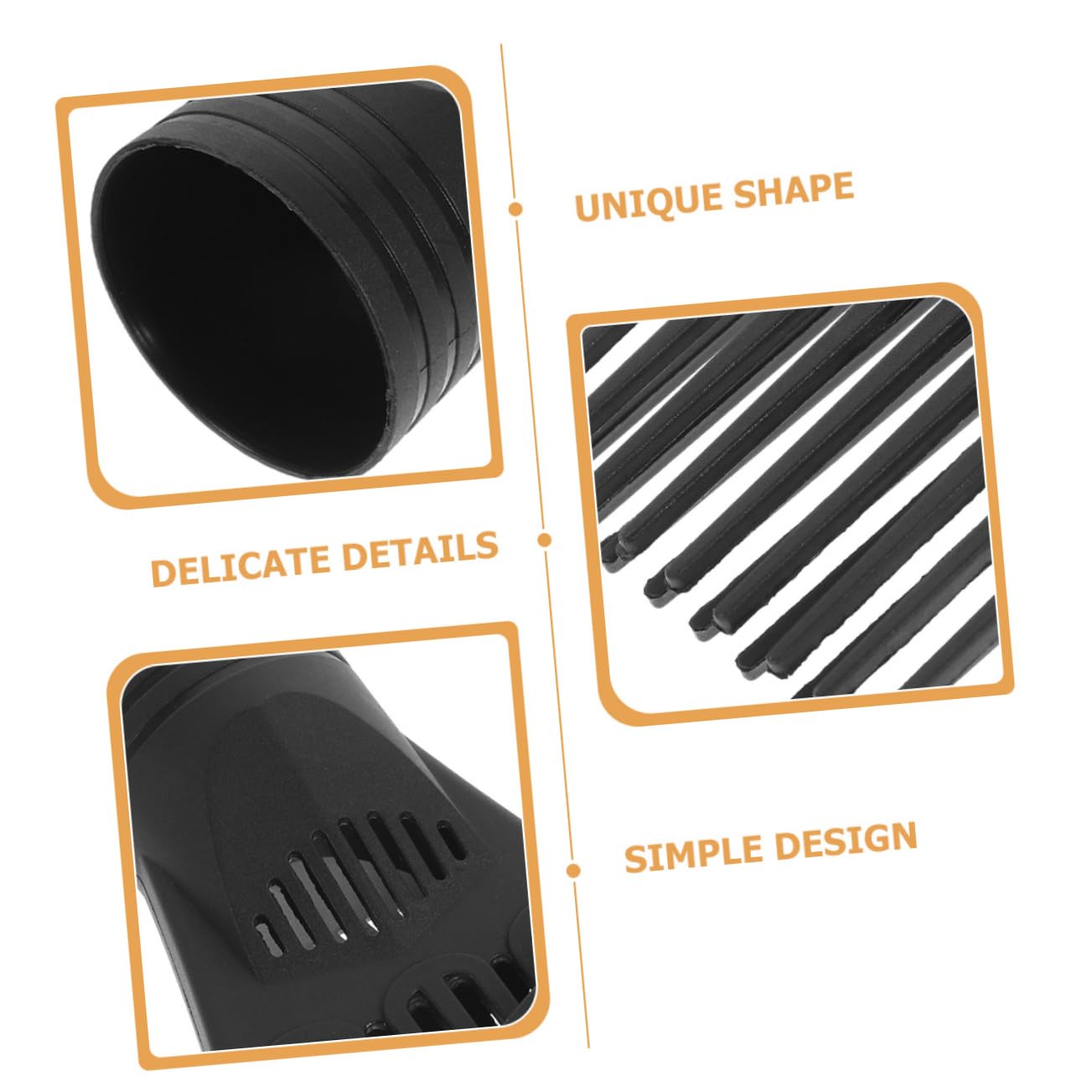 10Pcs Hair Dryer Comb Nozzle Set Professional Blow Dryer Attachment for Straight Hair Styling for Salon Use