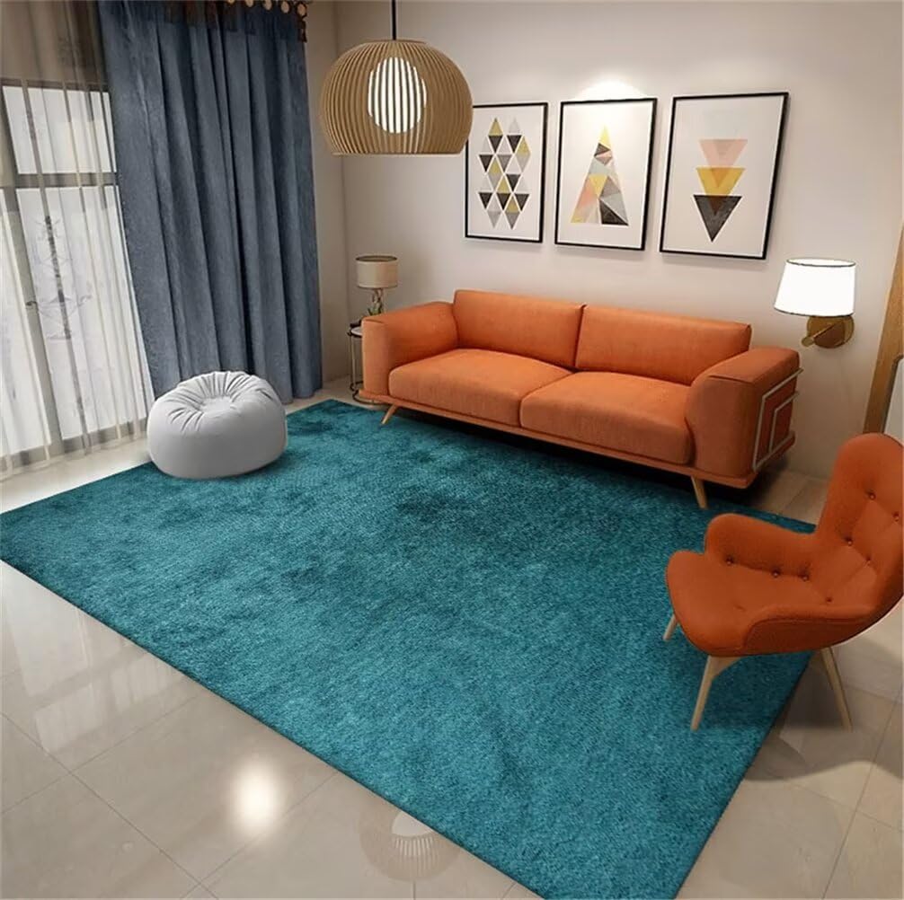Descente de lit chambre adulte verte 90x180 cm douce pour éviter le sol froid