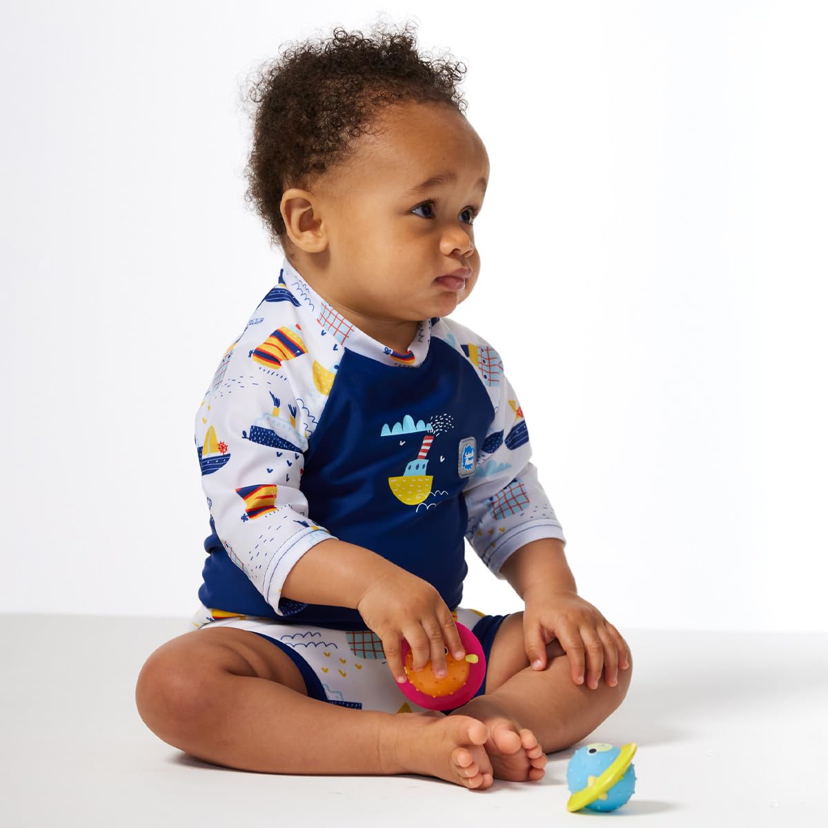 Splash About Happy Nappy Sunsuit Combinaison de Soleil Mixte bébé (Lot de 1)