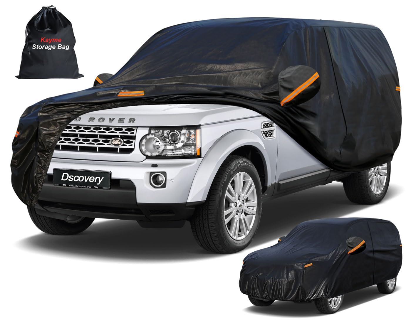 Kayme Funda Coche Exterior, Compatibles con Audi A3 Sportback(1996-2025), Cubierta para Coche Impermeable Transpirable Anti-UV Antipolvo de 7 Capas, Cubre Coche con Cremallera y Forro de Algodón. — view 41
