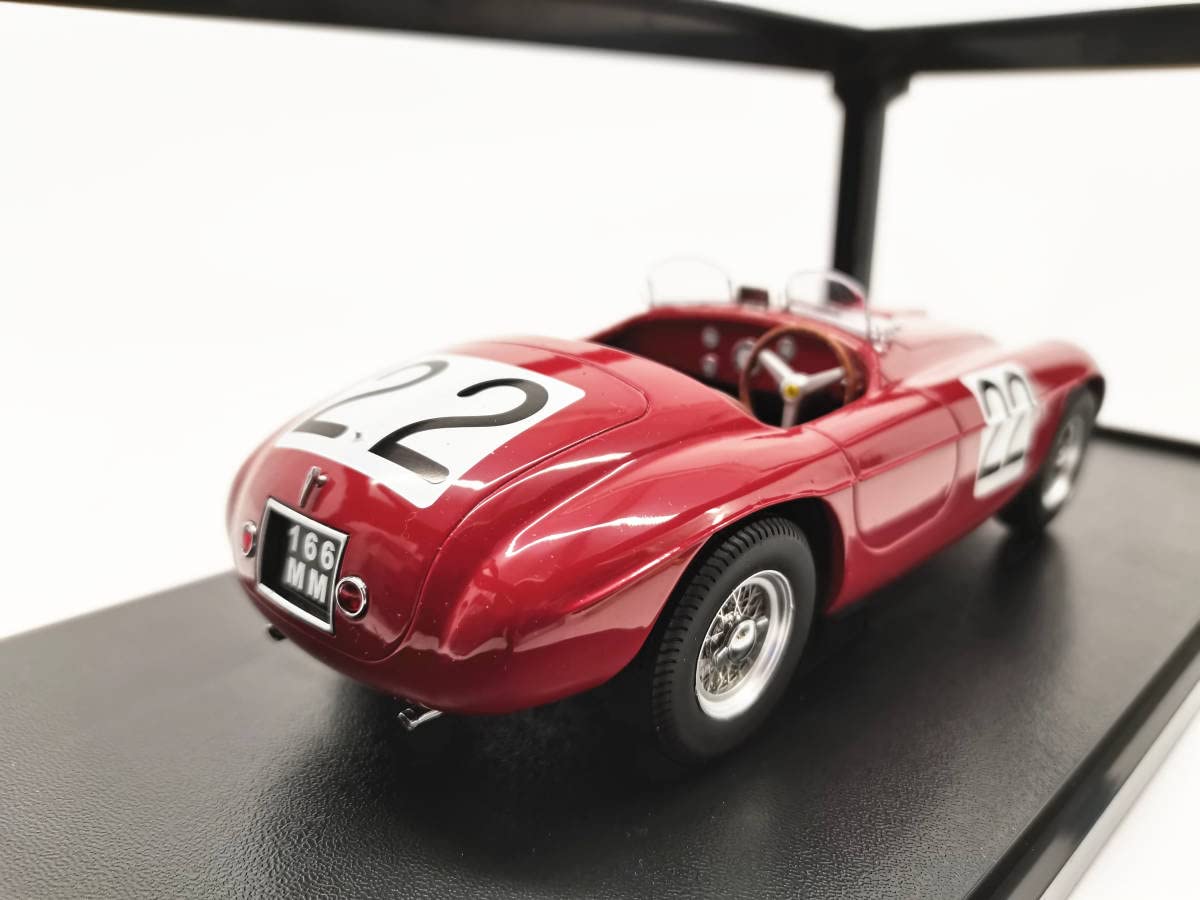 Amazon | KK 1/18 フェラーリ 166 MM Le Mans 1949#22 | ミニカー