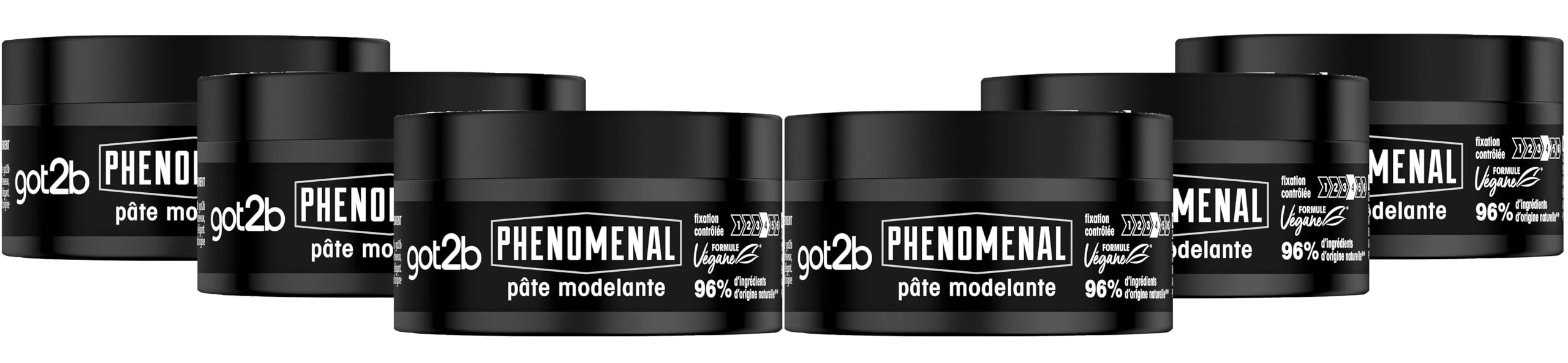 Got2B - Lot de 6 Pâtes Modelante - Phénoménal - 100ml