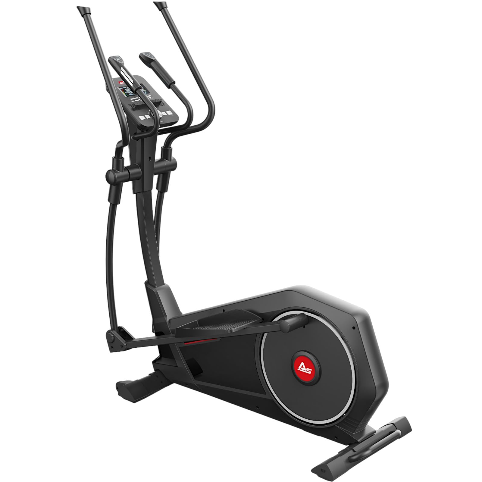 AsVIVA C28 Pro Crosstrainer, Ellipsentrainer Heimtrainer, 16 kg Schwungmasse, elektrischer Widerstand, Pulsmessung, leise, für Zuhause