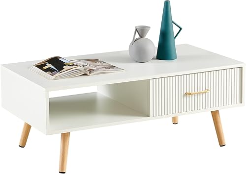 Miniatura 6 de IANIYA Mesas de centro de cristal para sala de estar mesa de centro para sala de estar mesa de centro para sala vidrio templado negro