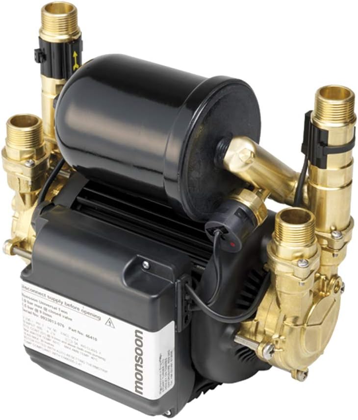Monsoon Universal Twin 4.5 Bar 46412 Negative Head Shower Pump