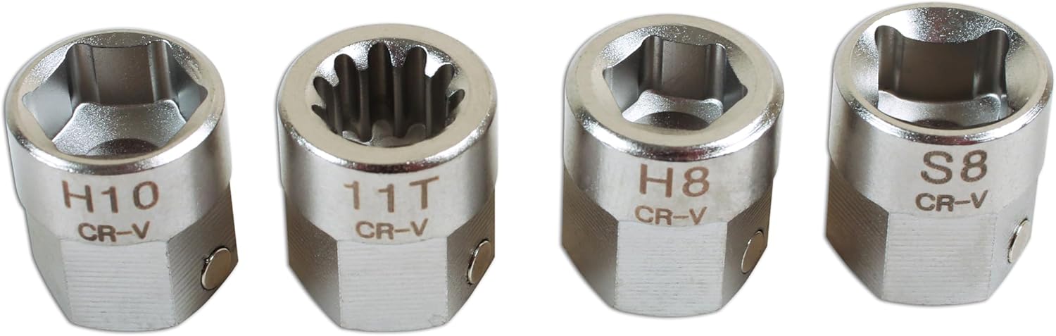 LASER TOOLS LAS6763 6763 Brake Caliper Socket Set 4pc-HGV