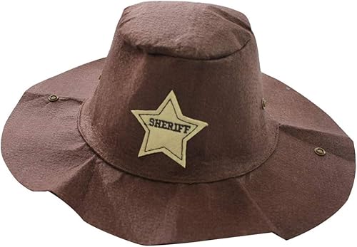 Miniatura 3 de Nikiikoo Disfraz de vaquero del salvaje oeste para bebés y niños, mameluco con tirantes y sombreros, traje de cosplay para Halloween