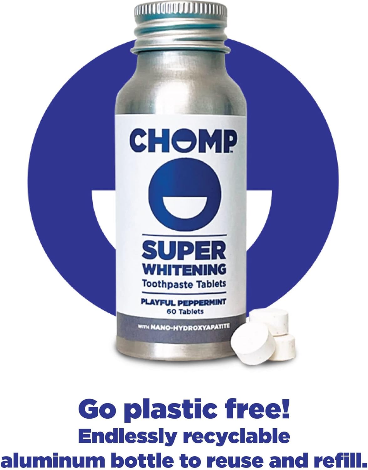 Buy Chomp Super Whitening Toothpaste Tablets with Nano Hydroxyapatite