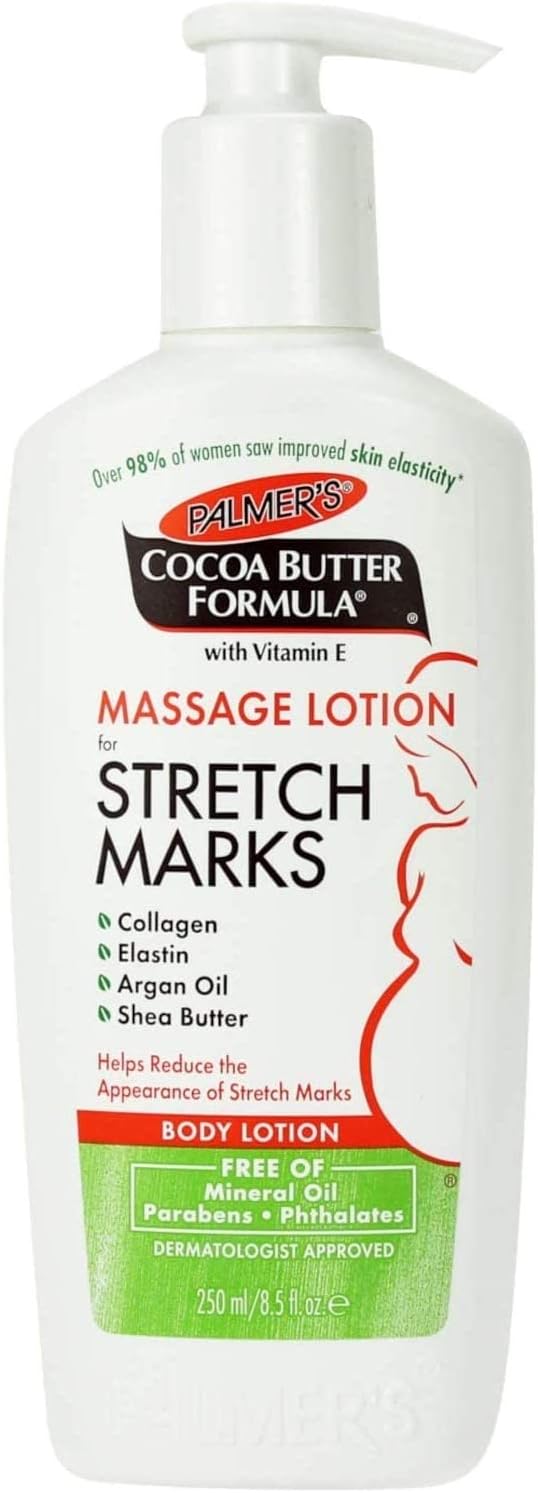 Formula Massage Lotion For Stretch Marks with Vitamin E and Shea Women Body Lotion 8.5 Ounce Pack of, Cocoa Butter, 25.5 Fl Oz, (Pack of 3)