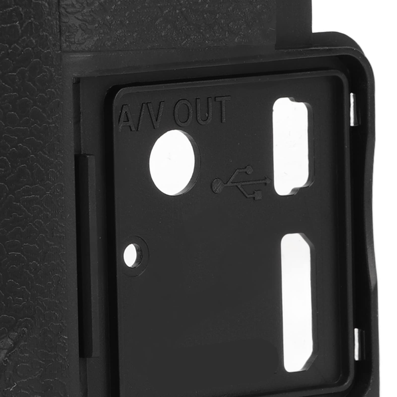 Copertura in Gomma per Corpo Fotocamera Digitale per D7000, Impugnatura Anti-vibrazione, Installazione Semplice, Gomma Nera da 0,9 Once, 3 unità per la Fotografia