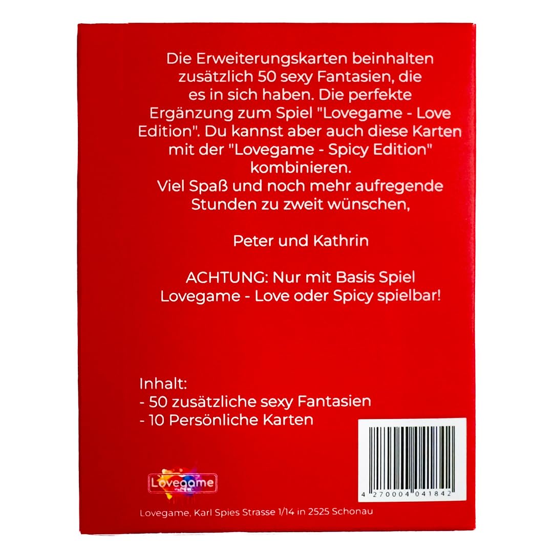 Lovegame Love Bundle das erotische Spiel für Paare 140 sexy Aufgaben sorgen für einen heißen Spielabend. Das perfekte Geschenk, Erotik Spiel, Paarspiel für Erwachsene, Sexspiel