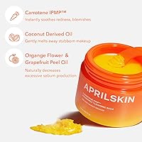 Vista 5 de APRILSKIN Carrotene IPMP Hydromelt - Bálsamo limpiador, 3.04 onzas líquidas, no comedogénico, aceite de cáscara de pomelo, O-Cymen-5-Ol ayuda a